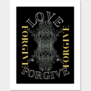 love and forgive Posters and Art